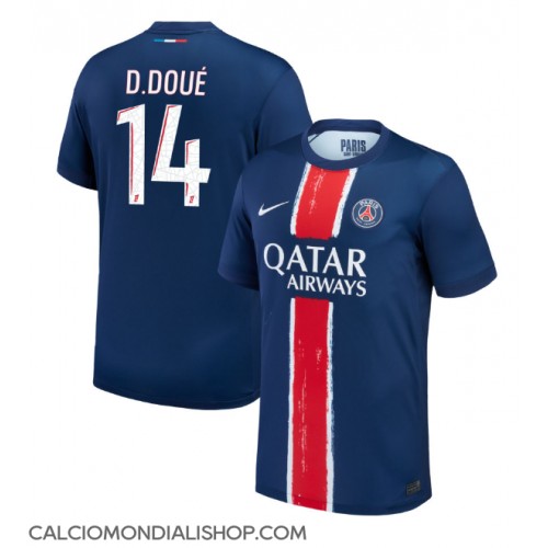 Maglie da calcio Paris Saint-Germain Desire Doue #14 Prima Maglia 2024-25 Manica Corta